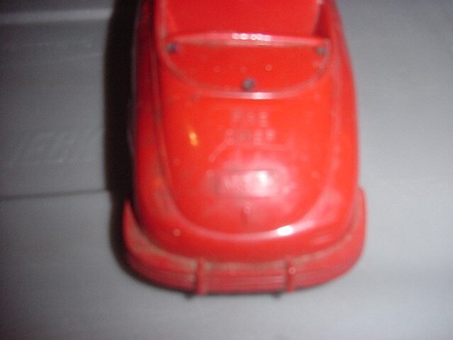 VINTAGE PLASTIC POLICE FIRE CHIEF CAR MARX 1950s FRICTION CAR M863 - Picture 7 of 7