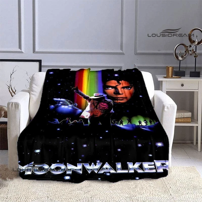 Michael Jackson Retro Print Fleece Blanket