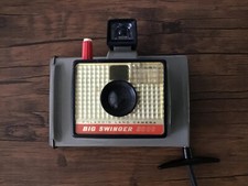 Polaroid Big Swinger Land Camera modello 3000 vintage anni 60 con istruzioni di carico