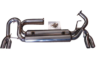 Acura NSX 91-96 TOP SPEED PRO-1 Performance Dual Canister Exhaust 57mm Tips 
