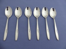 Wilkens - Sarina - 6 Teelöffel - Kaffeelöffel - 90er Silberauflage - 13,4 cm