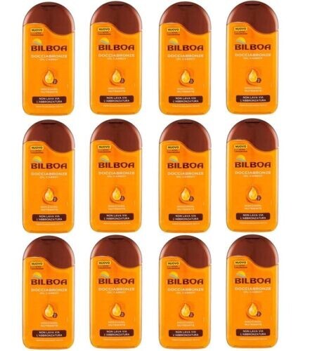 12 pz BILBOA DOCCIABRONZE Oil Carrot doccia oil nutriente 220ml