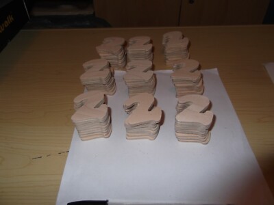 4 mm BIRKENSCHICHTHOLZROHLINGE - NUMMER '2' - 10er Pack - VIELE VERWENDUNGEN