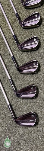 Used TaylorMade P-790 Black Irons 4-PW/AW C-Taper Lite 110 Stiff Steel Golf Set - Picture 5 of 11