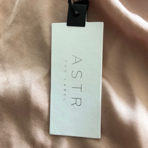 NWT ASTR THE LABEL Women's XL Blush Pink Back Cutout Top Blouse - Bild 10 von 12