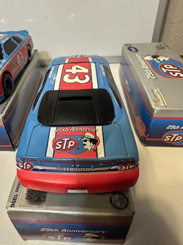 1996 5 Car Set Bobby Hamilton 25th Richard Petty Anniversary 1/24 Diecast Bank - Picture 12 of 23