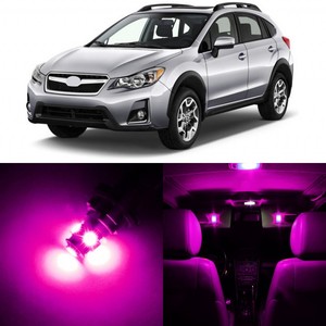 Details About 8 X Ultra Pink Interior Led Lights Package For 2013 2019 Subaru Xv Crosstrek