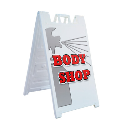 A-frame Sidewalk Body Shop 24'' x 36'' Double Sided A-Frame Sidewalk Sign