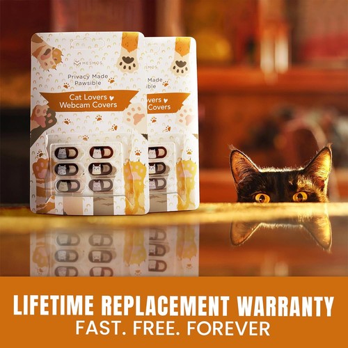 Cute Cat Webcam Cover Slide – Small Laptop Camera Cover for Cat Lovers - 第 3/9 張圖片