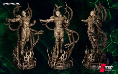 3D Printed 16K B3DSERK - Brainiac Sculpture Fan Made 1/6 scale