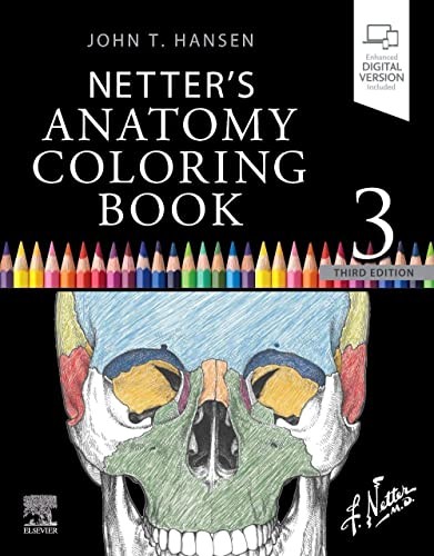 Netter's Anatomy Coloring Book by John T. Hansen - - Image 2