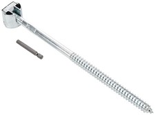 ZIPBOLT QT14.100 Newel Post Fastener inc 1 x 6mm Driver bit Size 12x...