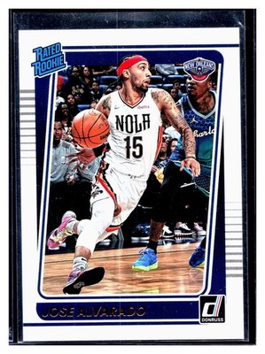 Jose Alvarado Rc 2021-22 Panini Donruss Rated Rookie Bronze Foil SP NBA #300 MVP