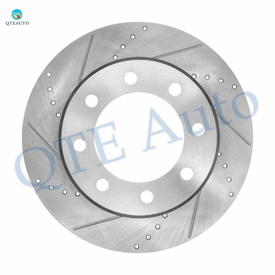 Juego 4 rotores de freno perforados delanteros 360 mm-traseros 358,1 mm 360 mm para RAM 3500 2011-2018 Foto 2 de 4