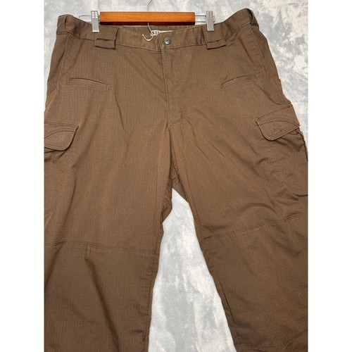 Pantalone Uomo 5.11 Serie Tattica Militare Battaglia Marrone Taglia 40x34 Escursione Caccia - Foto 5 di 11