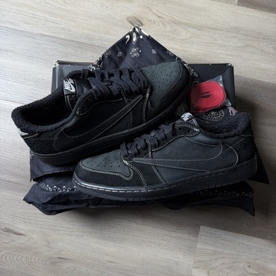 Size 11.5 - Air Jordan 1 Retro Low OG SP x Travis Scott Phantom Preowned Men s