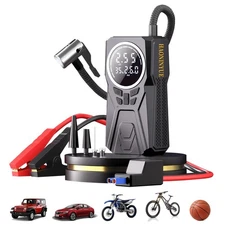 Car Jump Starter with Air Compressor, 3000A Car Emergency Starting Power Supply