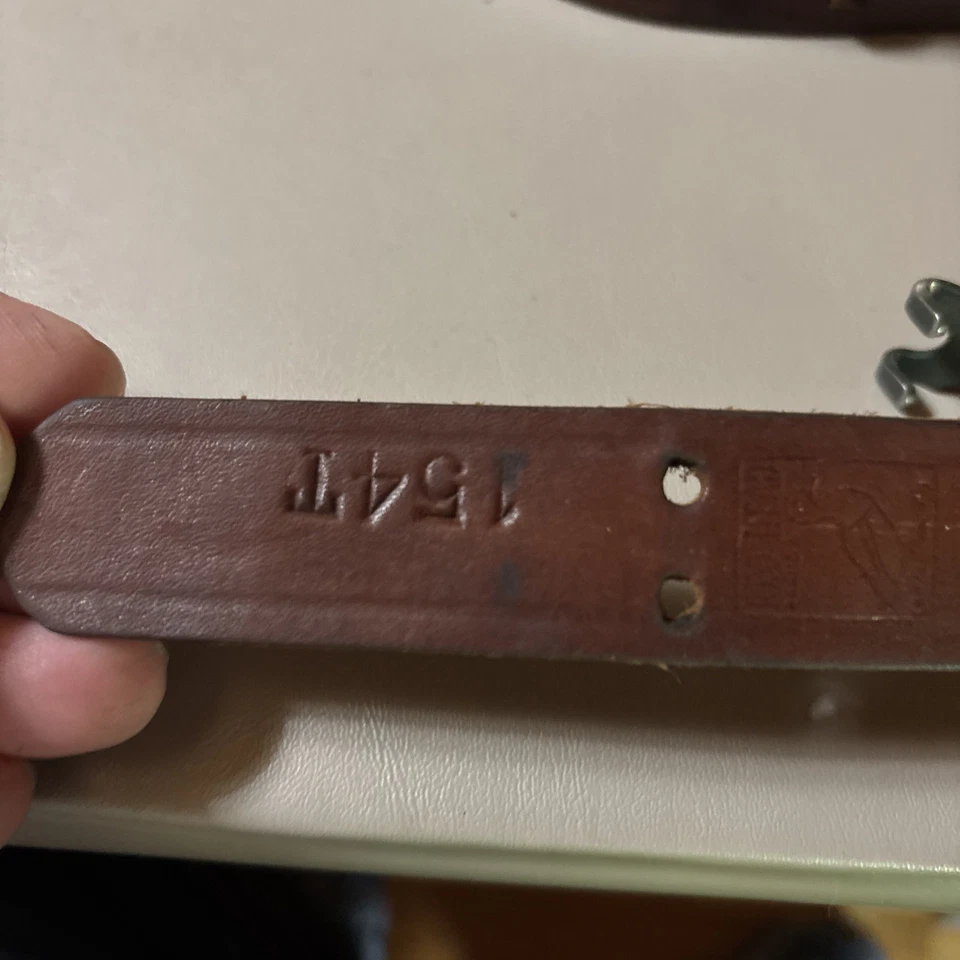 Rifle escopeta cabeza roja 154 T de cuero de colección para modelo 100 Win ++ Foto 2 de 4