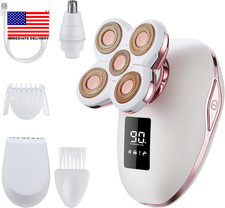 Women'S Electric Razors for Women Legs Pubic Facial Hair Removal 2 in 1 Womens E