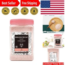 80oz Ethical Himalayan Pink Salt - Gourmet Fine Grain for Healthy Cooking