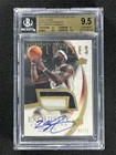 2007-08 Exquisite Collection Lebron James Exclusives Patch Auto /23 BGS 9.5/10