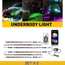 12x Glow Dreamcolor Rgb Led Underglow Car Neon Light Kit Remote App Control 12x Glow Dreamcolor Rgb Led Underglow Car Neon Light Kit Remote App Control