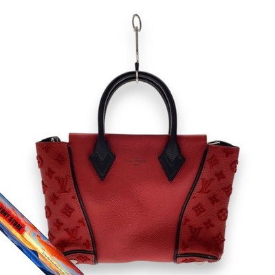 Louis Vuitton Tasche WBB Monogram Velour Leder Rot M94629