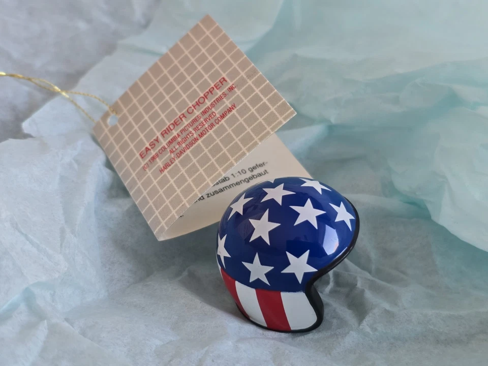 Franklin Mint Harley Davidson "EASY RIDER / CAPTAIN AMERICA" 1:10 L@@K - Image 4 of 4