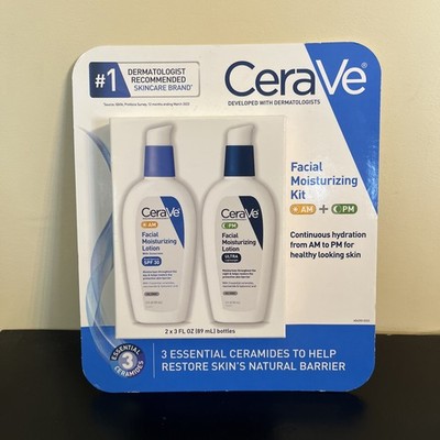 CeraVe 2 Pack AM Facial Moisturizing Lotion 3.0 oz. w/ Sunscreen SPF30