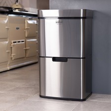 Image of Charles Bentley Triple Compartment 62L Sensor Bin