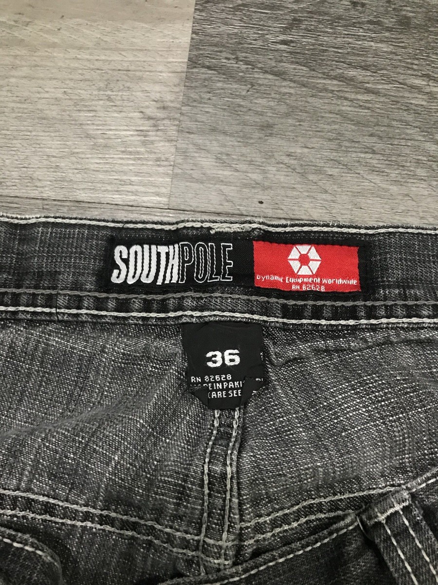 Vtg Grey Southpole Red Tabs Jeans Sz 36 | eBay