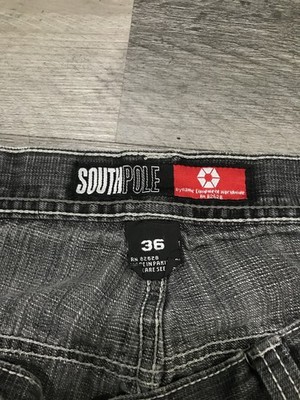 Vtg Grey Southpole Red Tabs Jeans Sz 36 | eBay