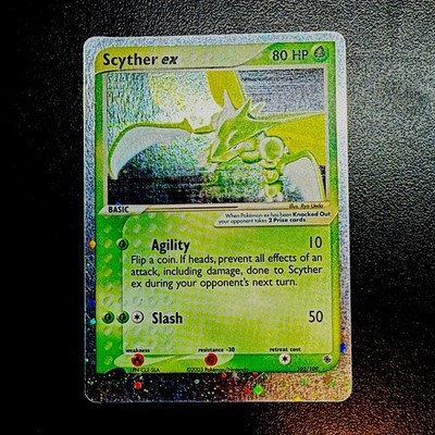 Scyther ex 102/109 EX Ruby & Sapphire Holo 80 HP
