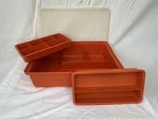 Vintage Tupperware Tuppercraft Organizer w/ L...