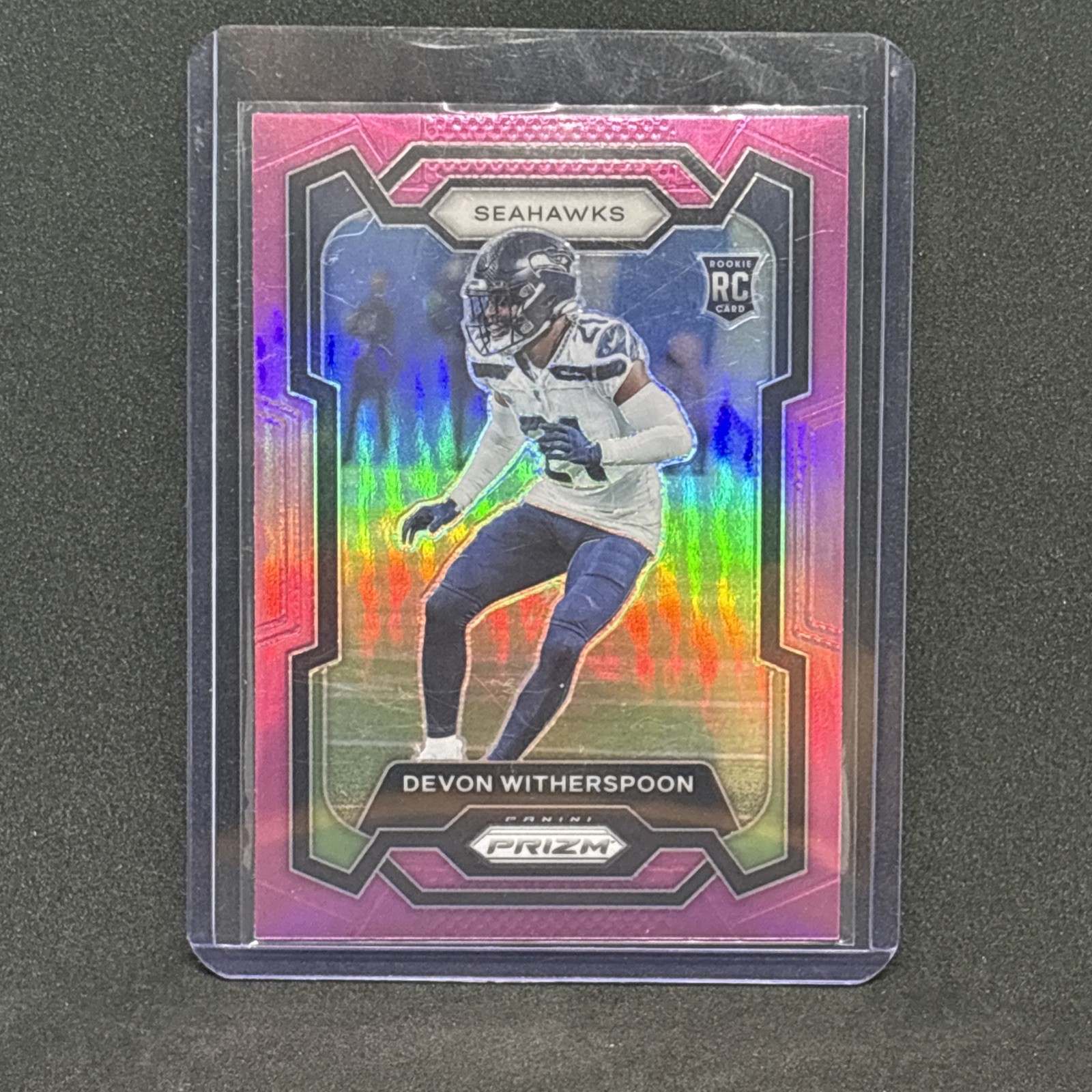 2023 Panini Prizm - Rookies Devon Witherspoon #389 Pink Prizm (RC)