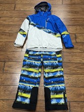 Obermeyer SYouth 14/16 Jacket Pants Set Kids Ski Snowboard Adjustable READ 