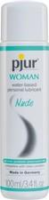 New Pjur Woman Nude Water h2o Based Personal Massage Lubricant Lube 100 ml 3.4oz
