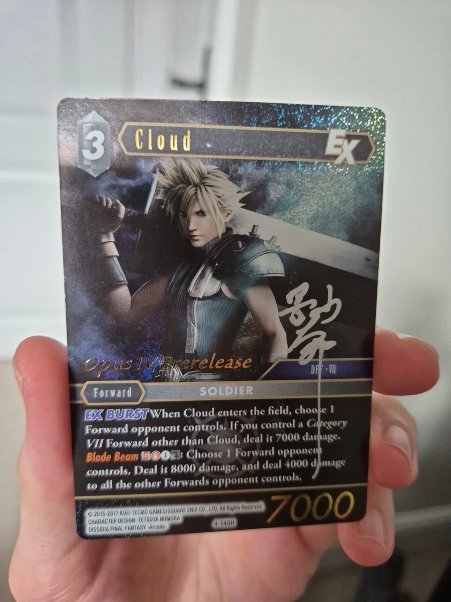 Final Fantasy Cloud in Individual Collectible Card Game Cards for