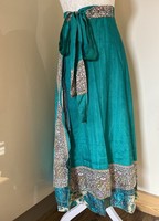 Stunning wraparound Long Maxi Hand Made Skirt BohoIndianBoho Free Size