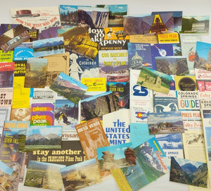 Vintage Colorado Lot Of 78 Brochures Postcards & Maps