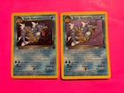 PAIR OF POKEMON CARDS -2 DARK GYARADOS BASE SET HOLO VINTAGE CARDS COOL LOOK!!