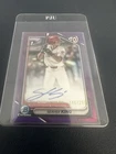 2024 Bowman Draft Chrome Seaver King 1st Bowman Purple Refractor Auto /250