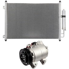 AC Condenser & AC Compressor Cooling Kit For 2008-2013 Nissan Rogue