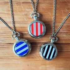 Personalised Football Pocket Watch Custom Team Colours Gift for Him Football Fan