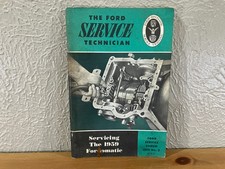 The Ford Service Technician Training Manual Servicing The 1959 Fordomatic