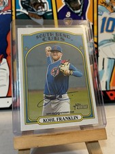 Kohl Franklin 2021 Topps Heritage Minor League Auto South Bend Cubs