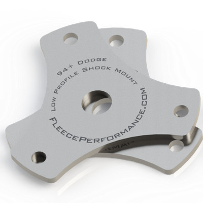 Fleece Performance Low Profile Shock Mounts for Dodge Ram 2500 & 3500