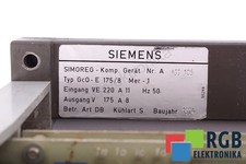 GCO-E175/8 SIMOREG GC0-E175/8 SIEMENS - Reconditionné - Garantie 24 mois