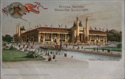 1904 ST LOUIS MISSOURI MO World's Fair Palace of Mines and Metallurgy HTL PC