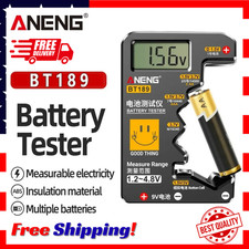 Battery Tester Checker Universal For AA AAA C D 9V 1.5V Button Cell Batteries US
